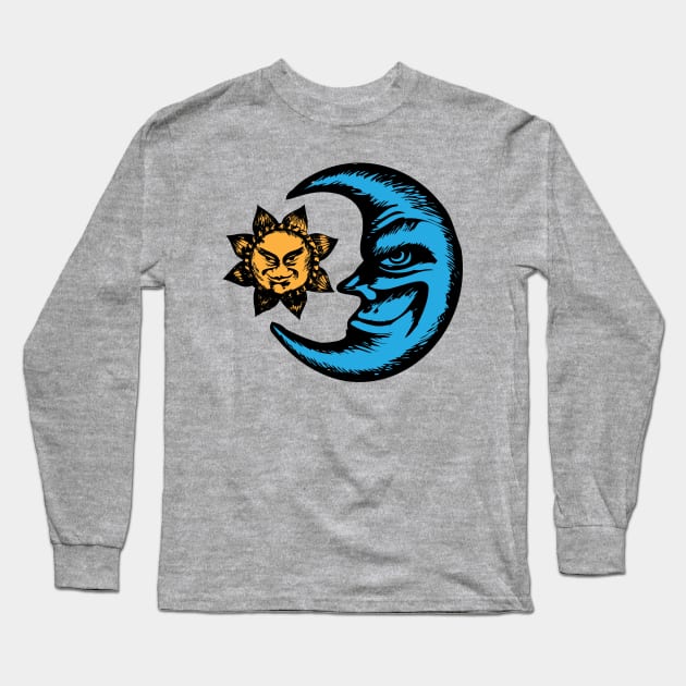 Vintage Sun and Moon T-Shirt | Embrace the Sun Long Sleeve T-Shirt by TeesByJay